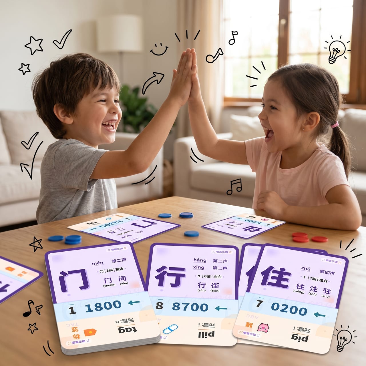 周末不一定只靠商场和机构,一张桌子、一副牌,也能成为家庭活动。